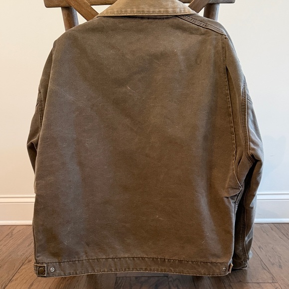 Vintage Carhartt Y2K Detroit J97 CHT Blanket Lined Jacket - Picture 5 of 7